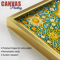 Luxury Floral Islamic Calligraphy Wall Painting