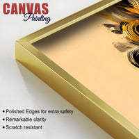 Luxury Golden Durga Wall Painting for Décor