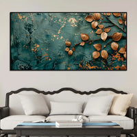Luxury Leaf Canvas Wall Art Scenic Painting for Decor