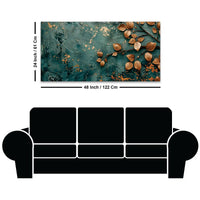 Luxury Leaf Canvas Wall Art Scenic Painting for Decor