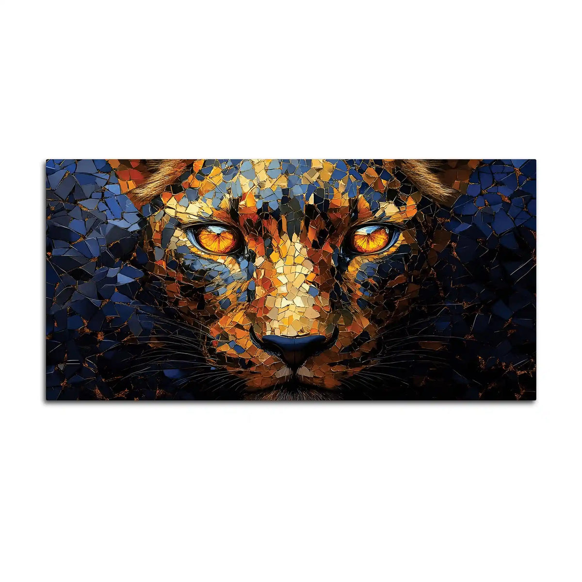 Luxury Lion Face Canvas Wall Painting for Interiors