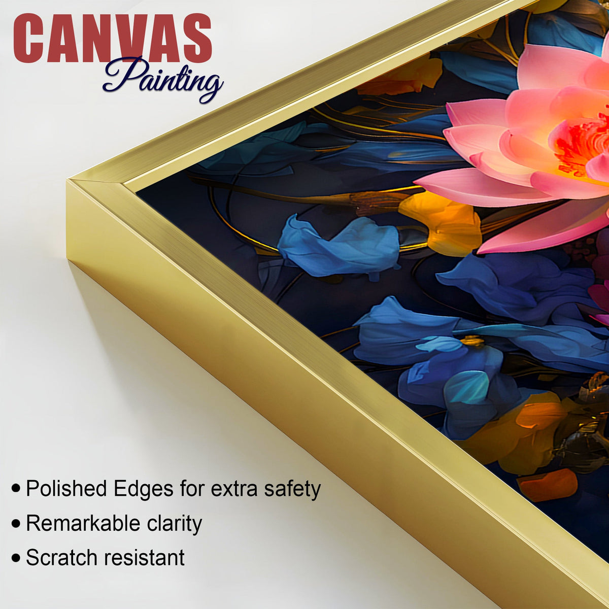 Luxury Lord Buddha Wall Painting for Bedroom & Living Room
