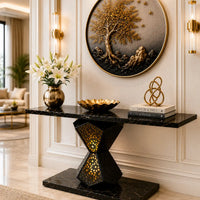 Luxury Marble Console Table for Living Room | Modern Entryway Table Decor (SS 302)