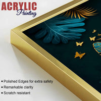 Luxury Nature Inspired Acrylic Painting Set of 3