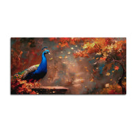 Luxury Peacock Artwork Canvas Painting for Modern Homes