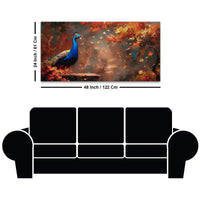 Luxury Peacock Artwork Canvas Painting for Modern Homes
