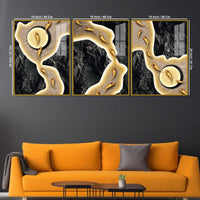 Luxury Premium Acrylic wall Painting Set of 3