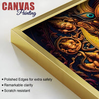 Luxury Radha Krishna Painting Traditional Wall Art