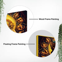 Luxury Radha Krishna Painting Traditional Wall Art
