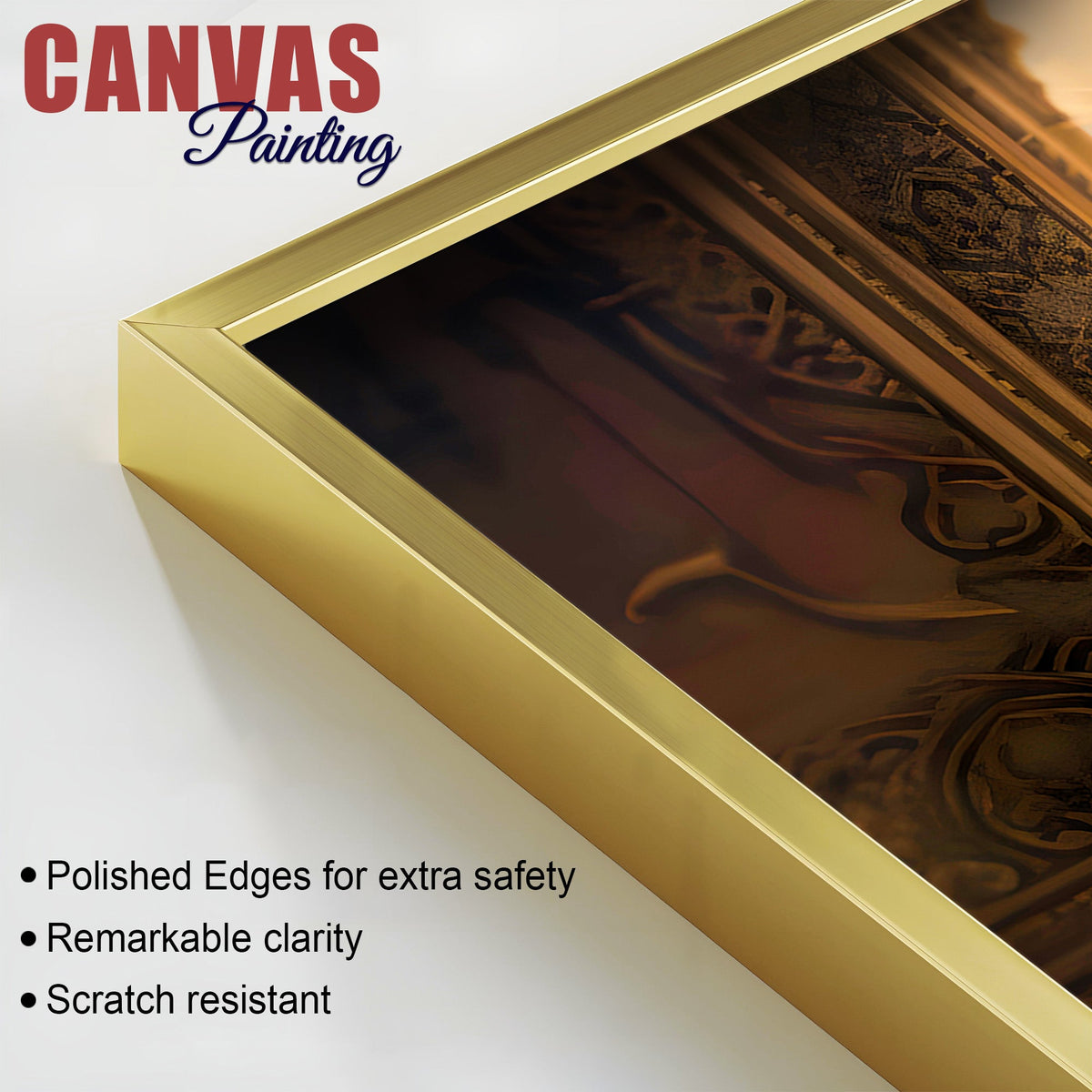 Luxury Sikh Guru Spiritual Canvas Painting for Home & Office