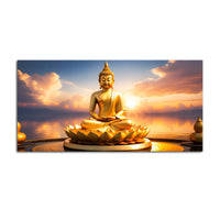 Luxury Spiritual Buddha Canvas Painting for Wall Décor