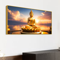Luxury Spiritual Buddha Canvas Painting for Wall Décor