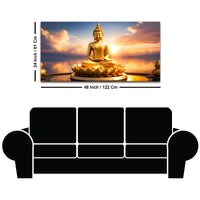Luxury Spiritual Buddha Canvas Painting for Wall Décor