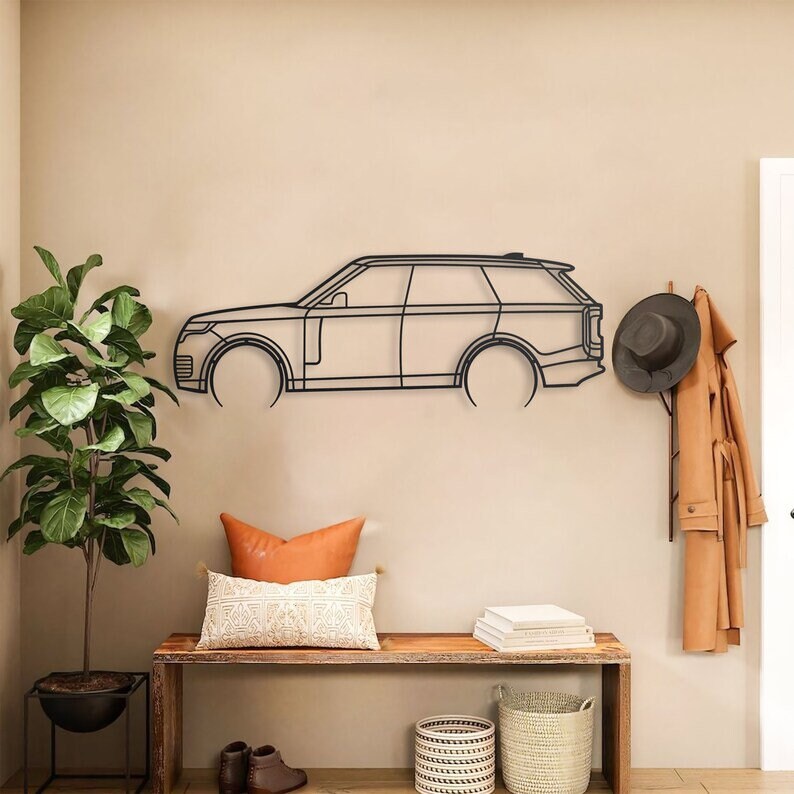 Luxury SUV Metal Wall Art for Modern Home & Office Décor