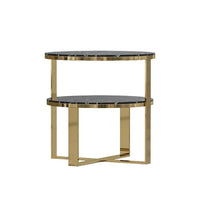 Luxury Table with Double Shelf for Luxury Living Room & Bedroom Décor
