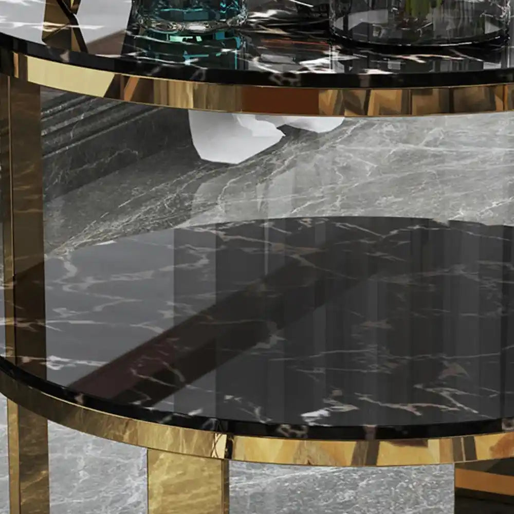 Luxury Table with Double Shelf for Luxury Living Room & Bedroom Décor