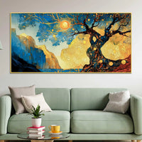 Luxury Tree of Life Abstract Canvas Painting for Home Decor