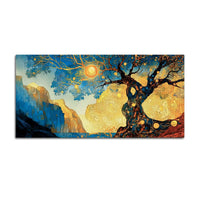 Luxury Tree of Life Abstract Canvas Painting for Home Decor