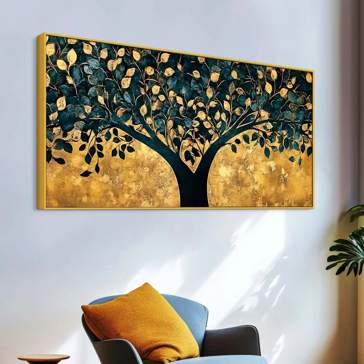 Luxury Tree of Life Canvas Wall Art Abstract Painting for Interiors