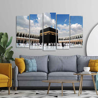 Masjid Al Haram Wall Painting of 5 Pieces