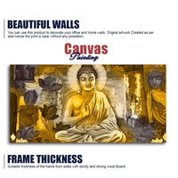 Meditating Lord Buddha Premium Wall Painting