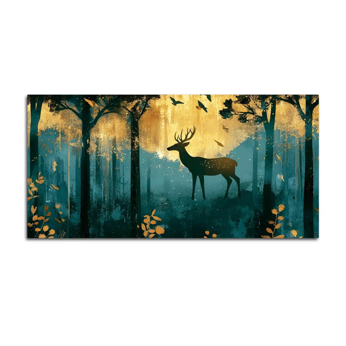 Modern Abstract Art Canvas Painting for Bedroom