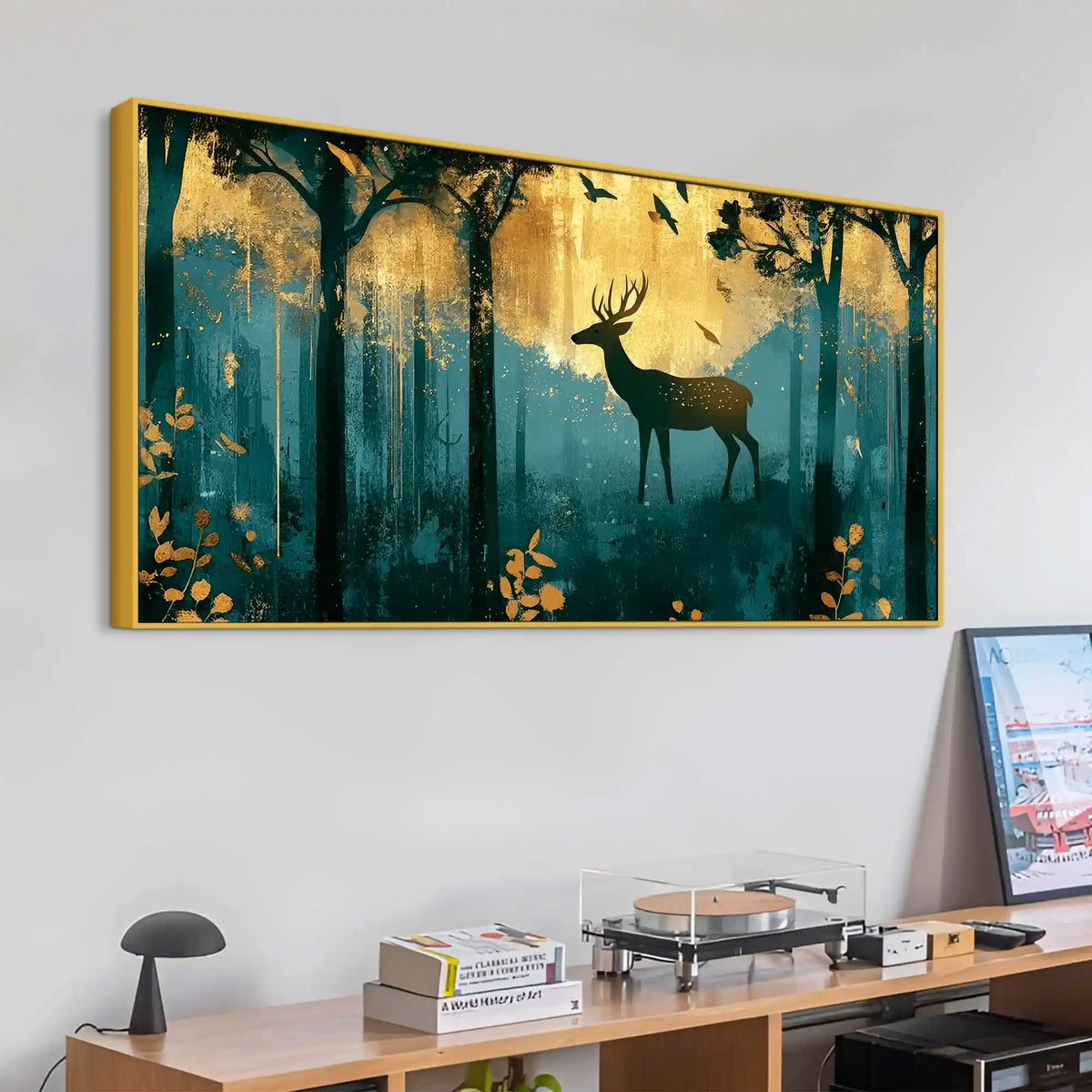 Modern Abstract Art Canvas Painting for Bedroom