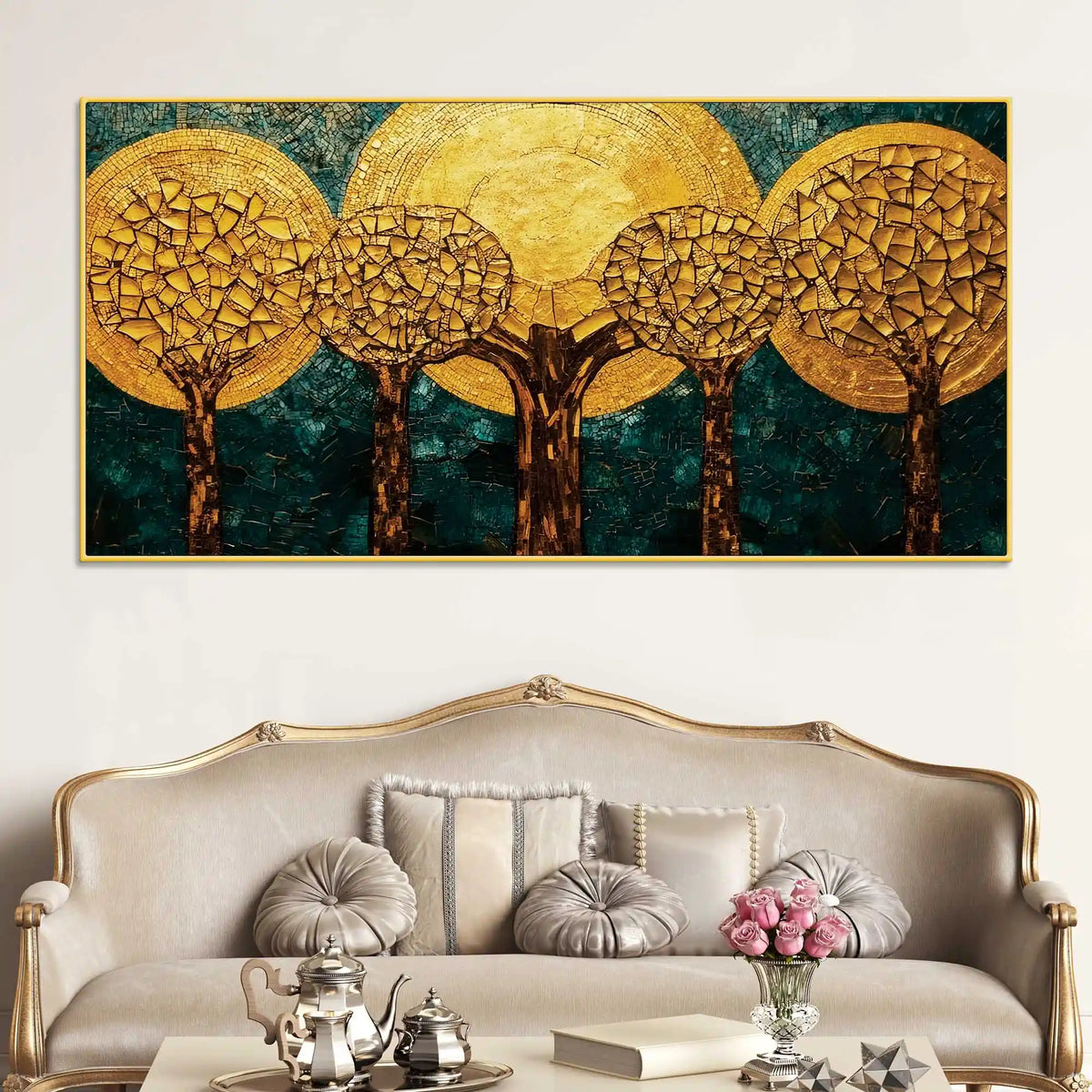 Modern Abstract Canvas Painting for Luxury Home Decor