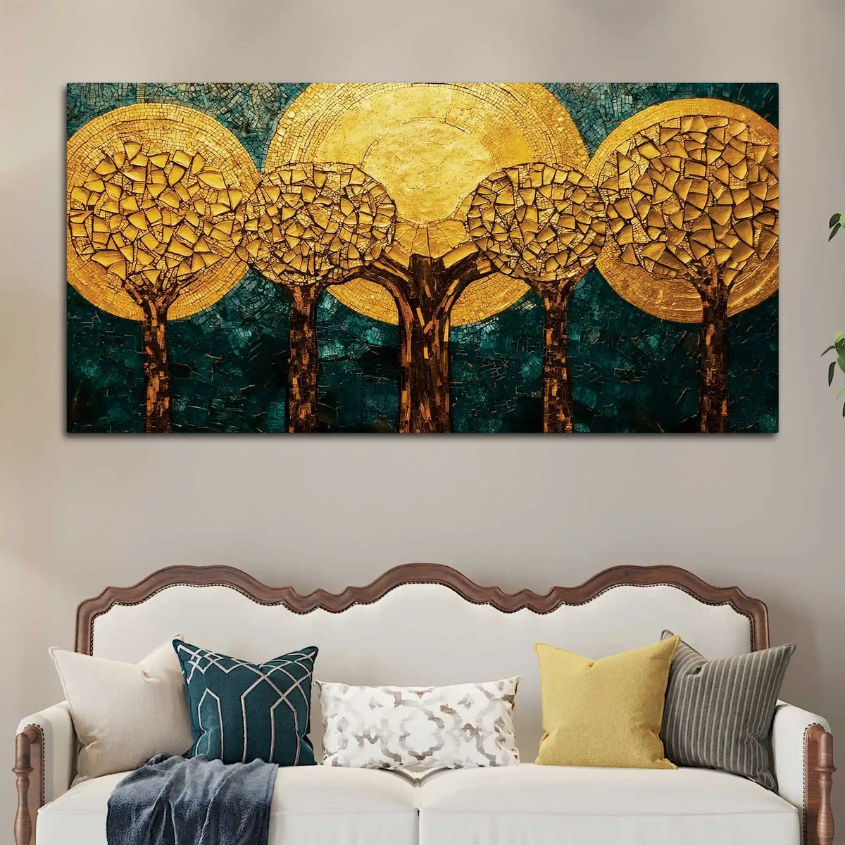Modern Abstract Canvas Painting for Luxury Home Decor