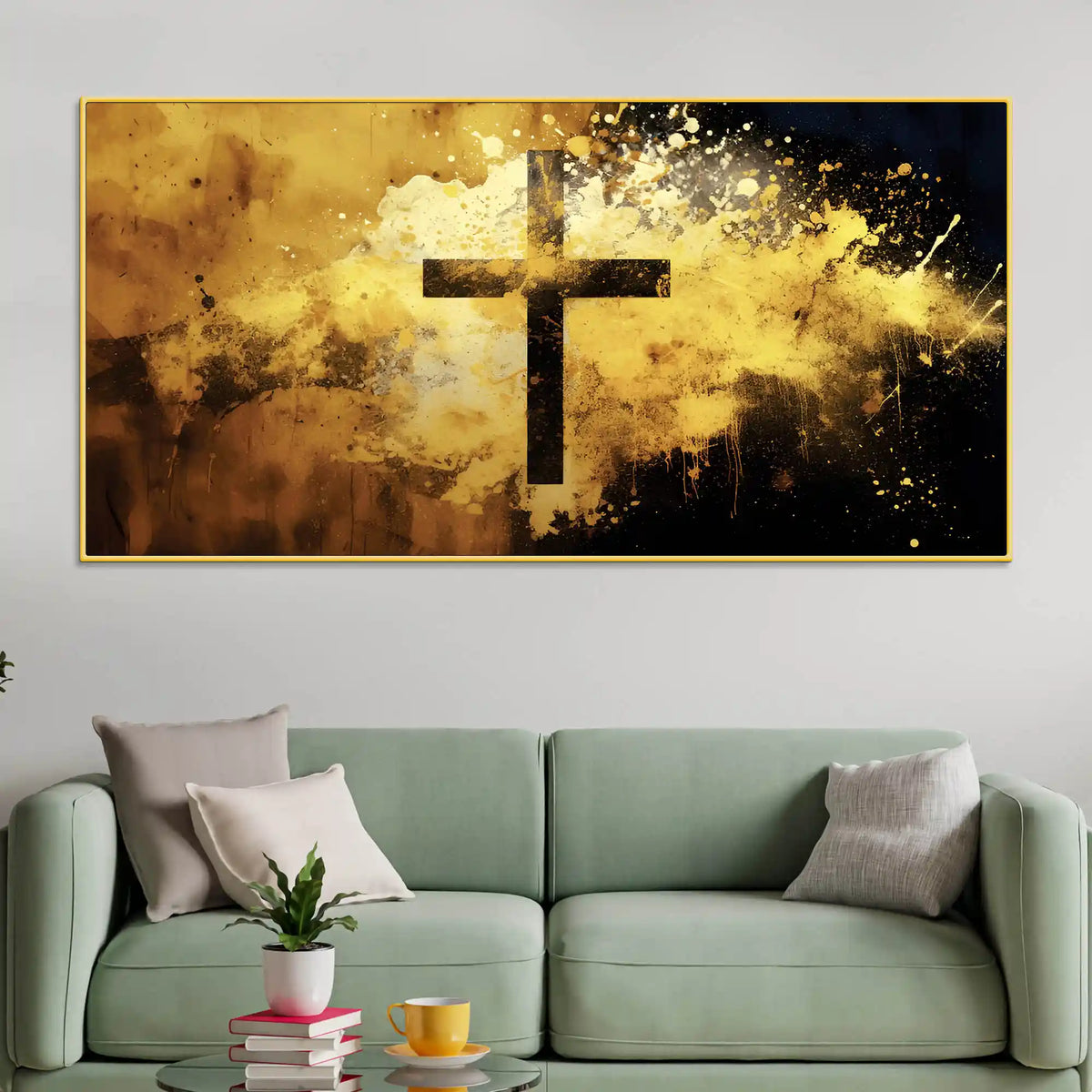 Modern Abstract Canvas Wall Art Painting for Home Interiors