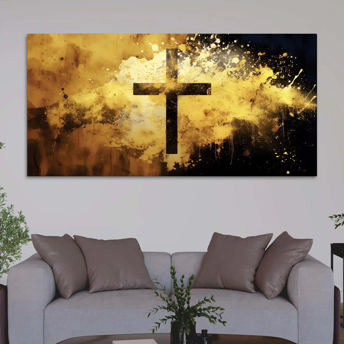 Modern Abstract Canvas Wall Art Painting for Home Interiors