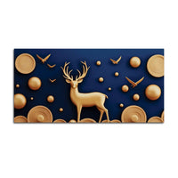 Modern Abstract Deer Canvas Wall Decor Painting for Home