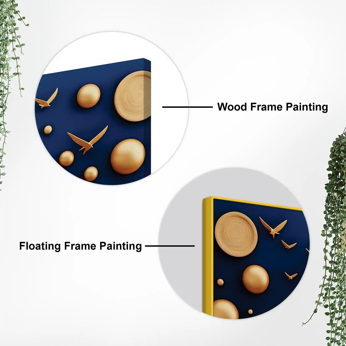 Modern Abstract Deer Canvas Wall Decor Painting for Home