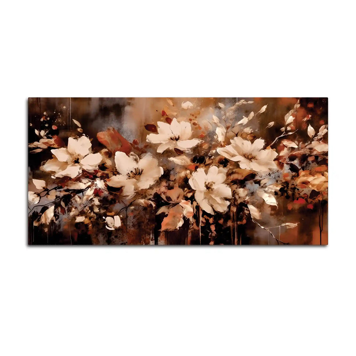Modern Abstract Flower Wall Art Painting for Home Interior Decoration