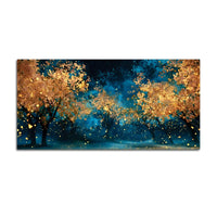 Modern Abstract Forest Canvas Painting for Living Room