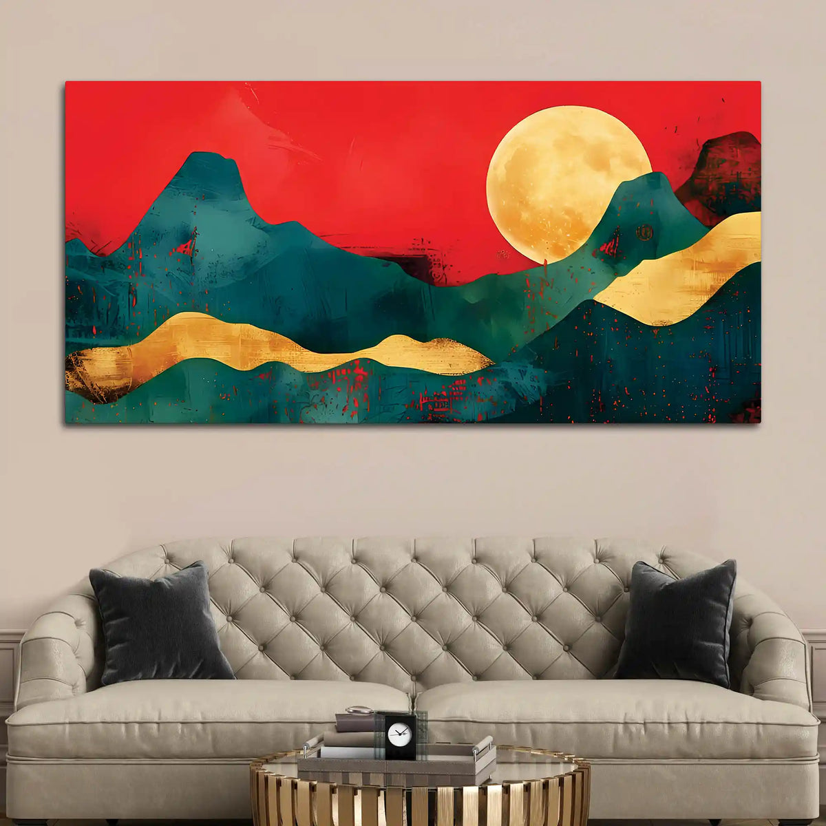 Modern Abstract Mountain Canvas Wall Decoration Painting