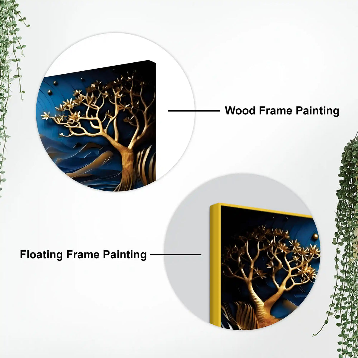 Modern Abstract Nature Canvas Painting for Home Interior