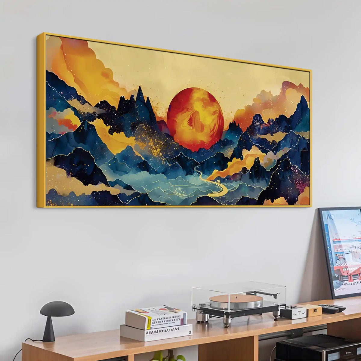 Modern Abstract Nature Canvas Wall Painting for Living Room
