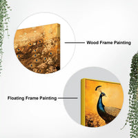 Modern Abstract Peacock Canvas Painting for Wall Decor
