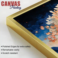 Modern Abstract Tree Canvas Painting for Bedroom