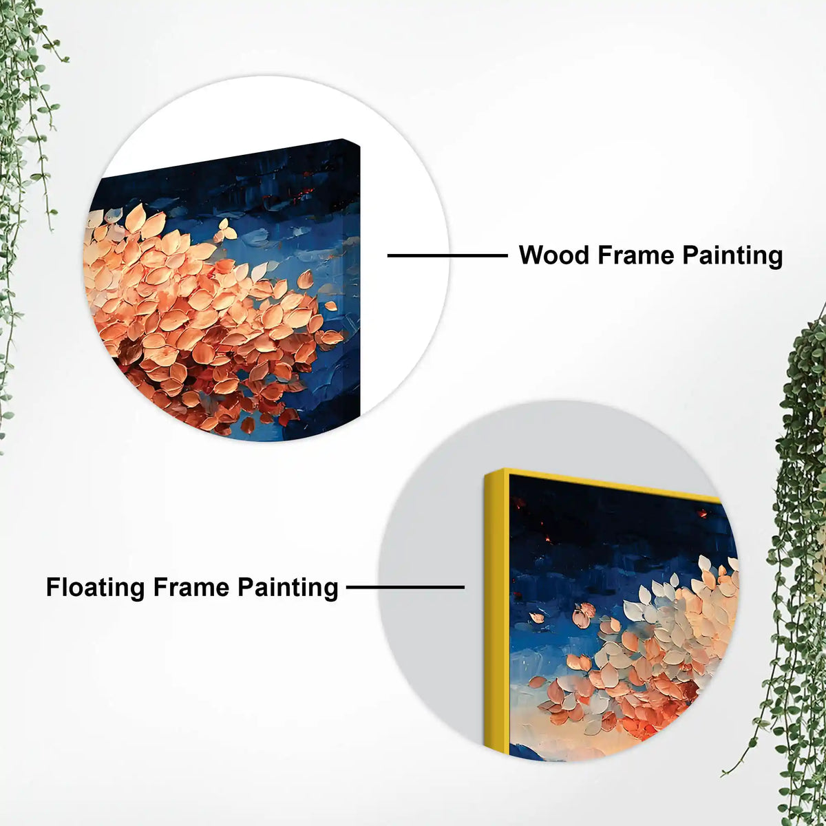 Modern Abstract Tree Canvas Painting for Bedroom