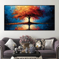 Modern Abstract Tree Canvas Painting Home & Office Décor