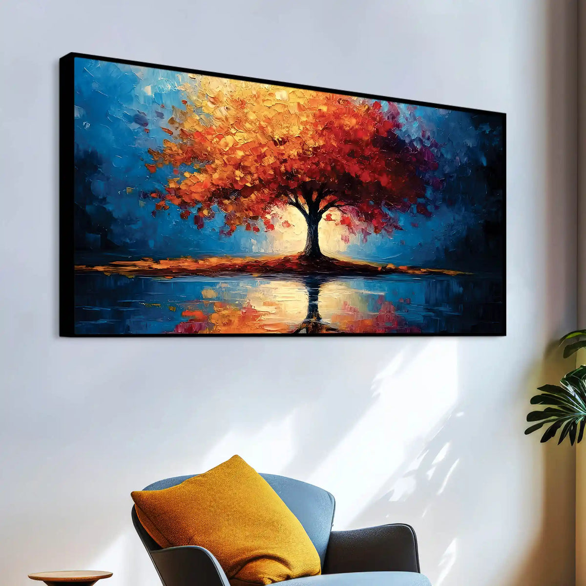 Modern Abstract Tree Canvas Painting Home & Office Décor