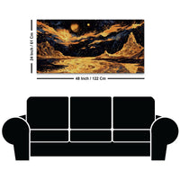 Modern Artistic Night Abstract Canvas Painting