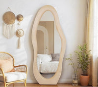 Premium Artistic Modern Asymmetrical Full Length Standing Mirror for Home & Studio  – Luxury Standing Mirror