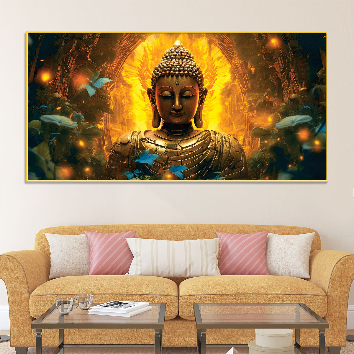 Modern Buddha Painting for Living Room Wall