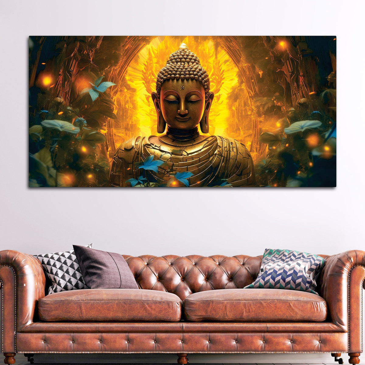 Modern Buddha Painting for Living Room Wall