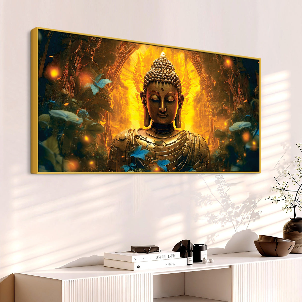 Modern Buddha Painting for Living Room Wall