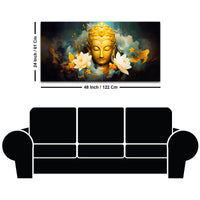 Modern Buddha Wall Canvas Painting for Living Room Decoration