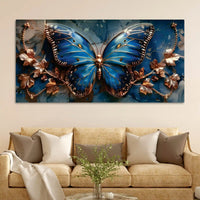 Modern Butterfly Canvas Wall Art Painting for Living Room Décor